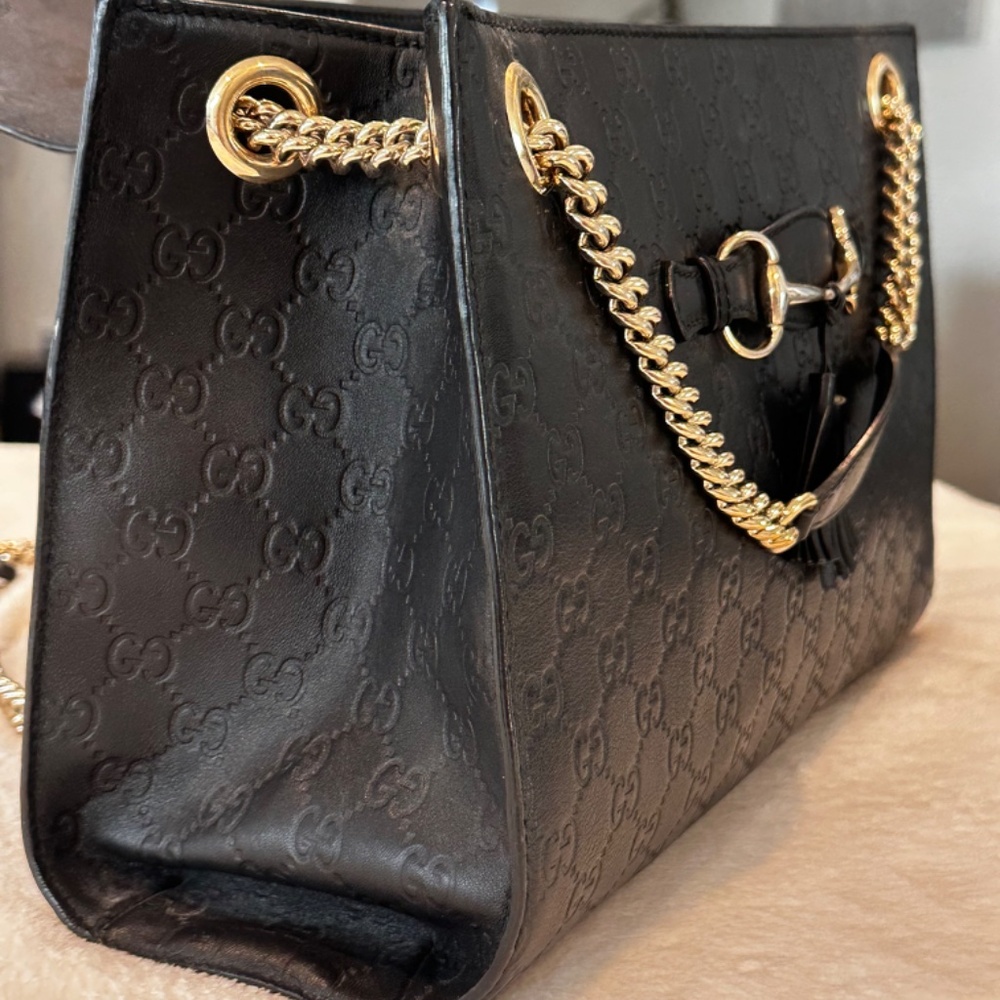 Large Guccissima Emily Shoulder Bag - Picture 7 of 14